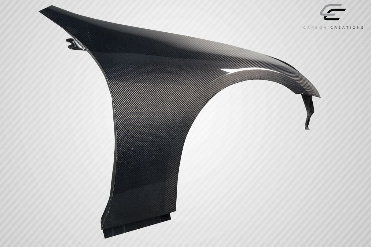 2007-2015 Infiniti G25/G35/G37/Q40 OEM Look Front Fenders - Carbon Fiber