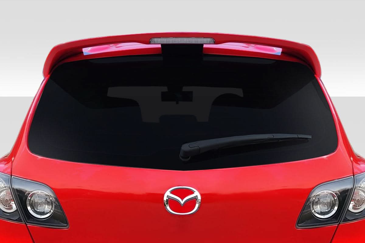 2004-2009 Mazda 3 HB Speed3 Look Rear Wing Spoiler - 1 Piece - FRP
