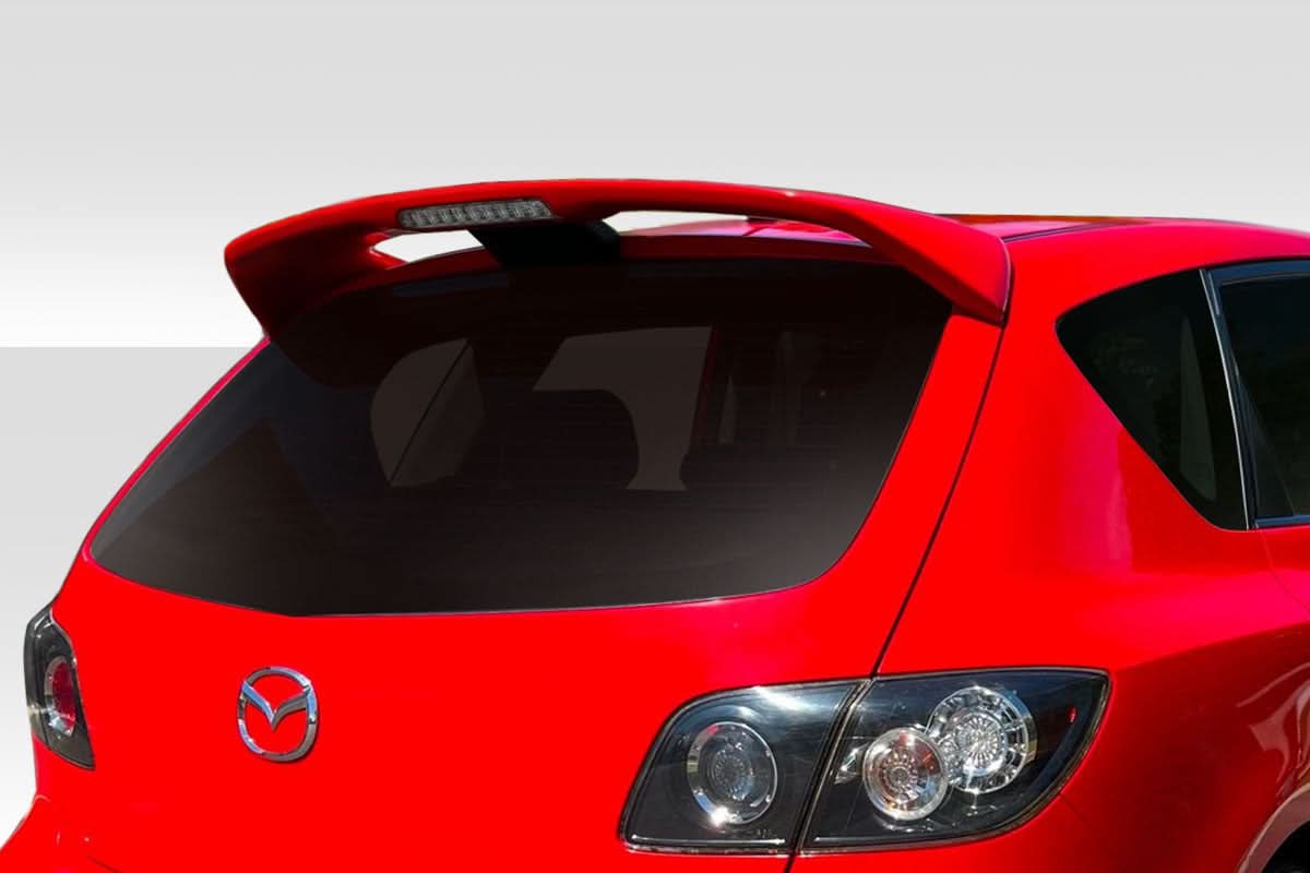2004-2009 Mazda 3 HB Speed3 Look Rear Wing Spoiler - 1 Piece - FRP