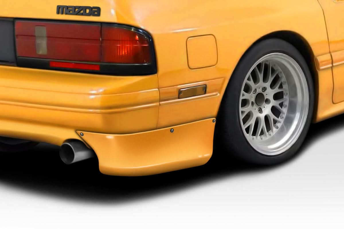 1985-1992 Mazda RX7 Phoenix Fire Style Rear Lip Add On Spoilers - FRP