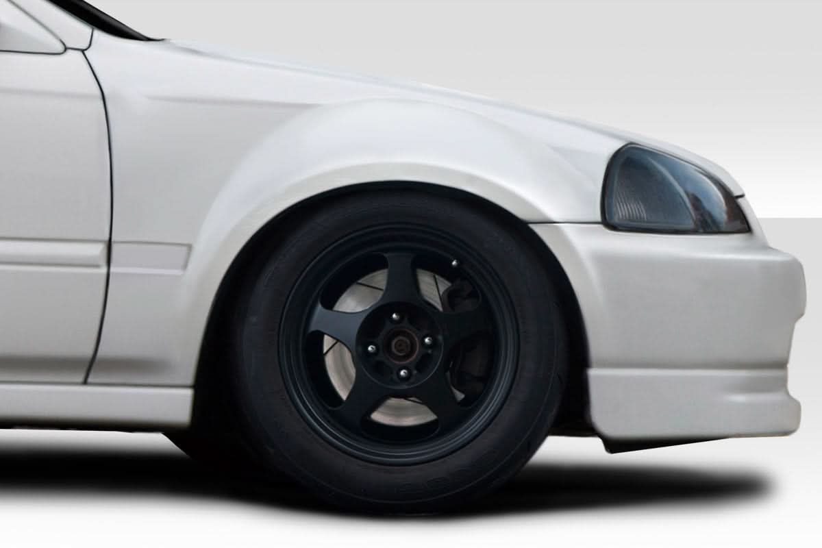 1996-1998 Honda Civic K Spec Style Front Fenders - 2 Pieces - FRP