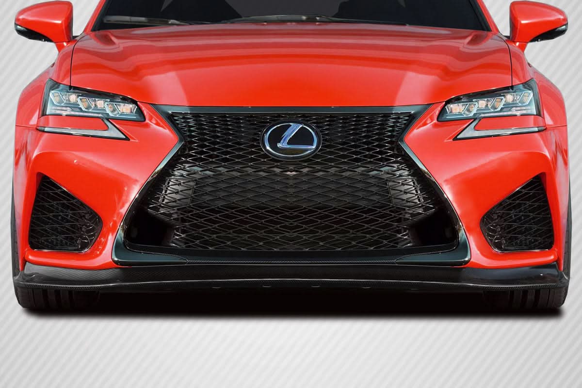 2016-2020 Lexus GS F VIP Style Front Lip Spoiler - Carbon Fiber