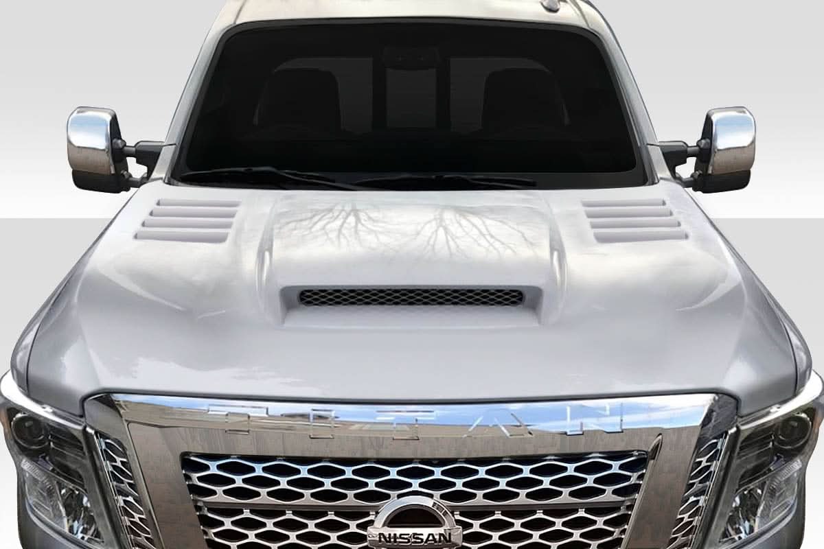 2016-2018 Nissan Titan XD Thermal Style Hood - FRP