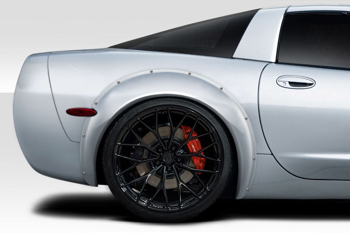 1997-2004 Chevrolet Corvette C5 LBR Style Rear Fender Flares - FRP