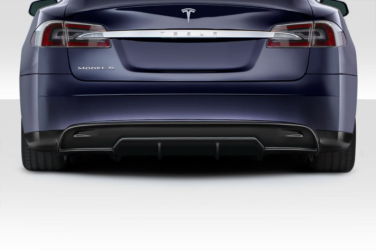 2012-2015 Tesla Model S Energon Style Rear Diffuser - FRP