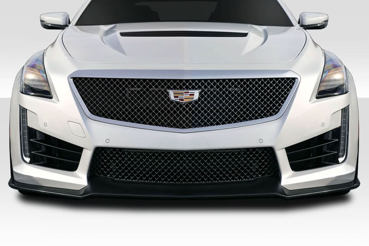 2016-2019 Cadillac CTS-V Alpha Style Front Lip Spoiler - FRP