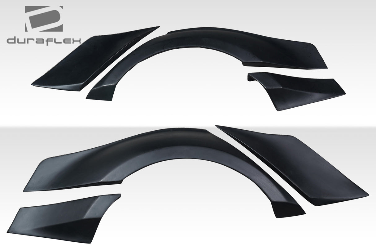 2011-2018 Volkswagen Jetta KTV Style Wide Body Rear Fender Flares - FRP