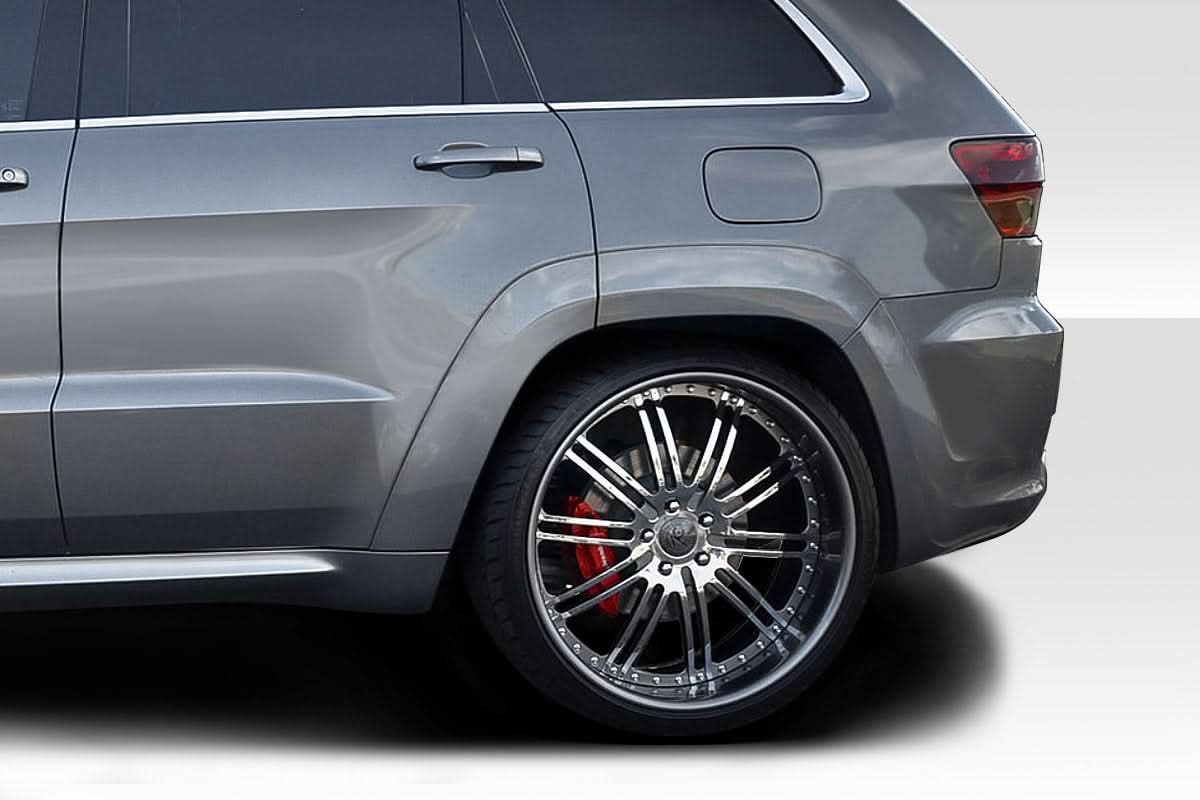 2011-2022 Jeep Grand Cherokee SRT Look Rear Fender Flares - 4 Pieces - FRP
