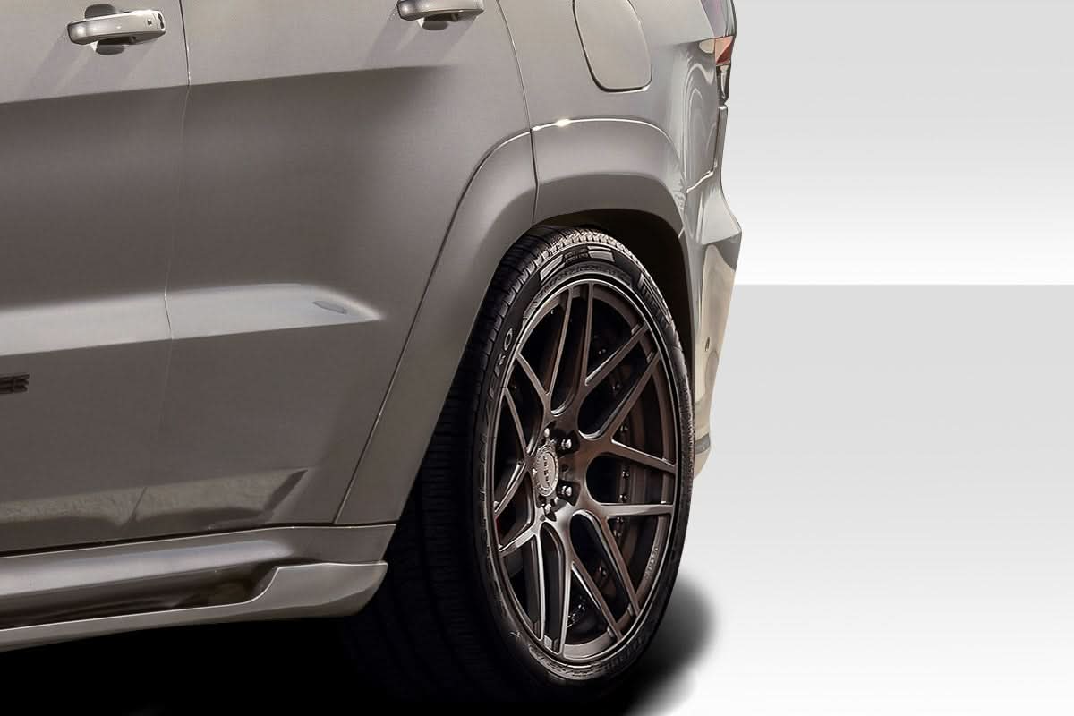 2011-2022 Jeep Grand Cherokee SRT Look Rear Fender Flares - 4 Pieces - FRP