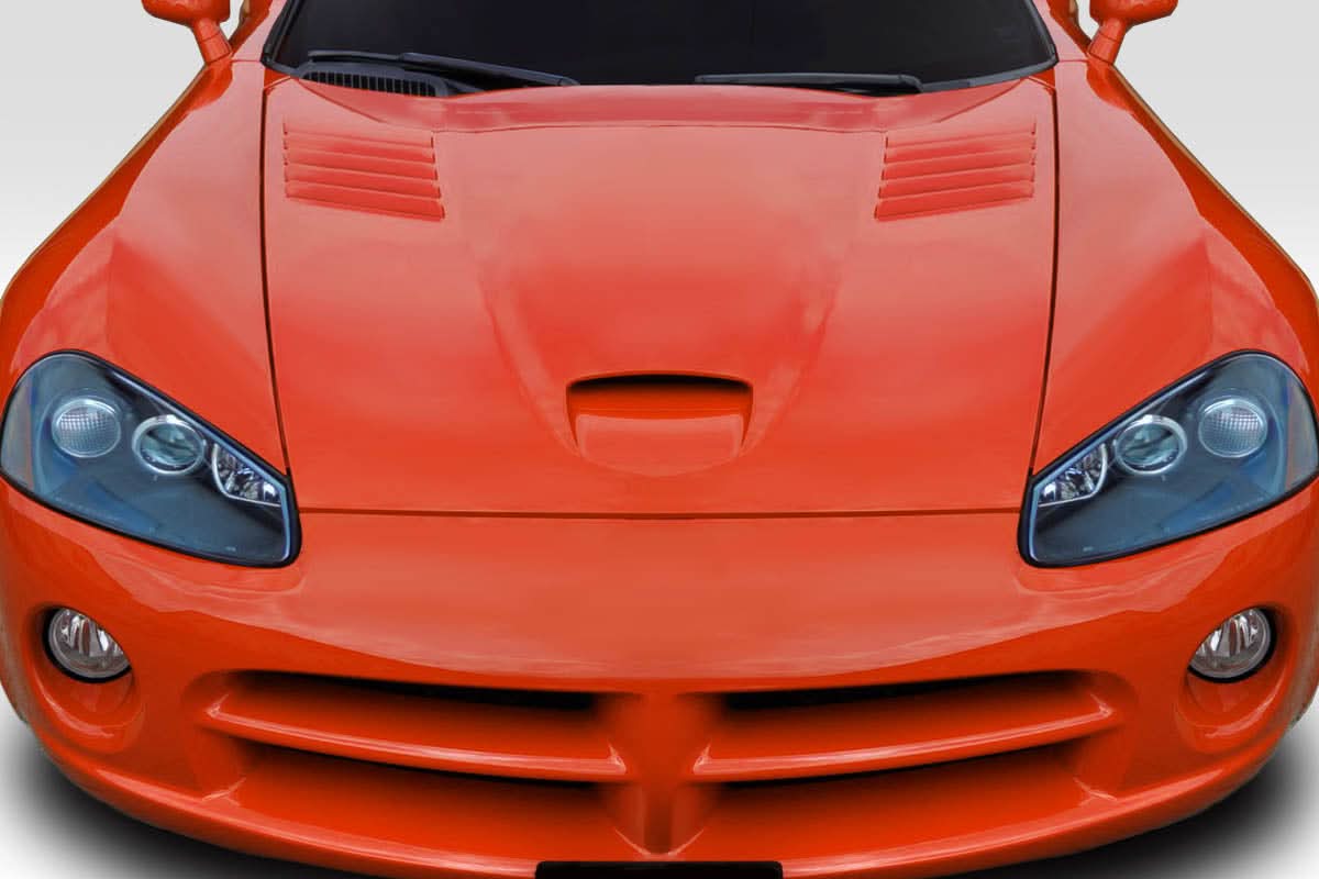 2003-2009 Dodge Viper SRT Look Hood - 1 Piece - FRP