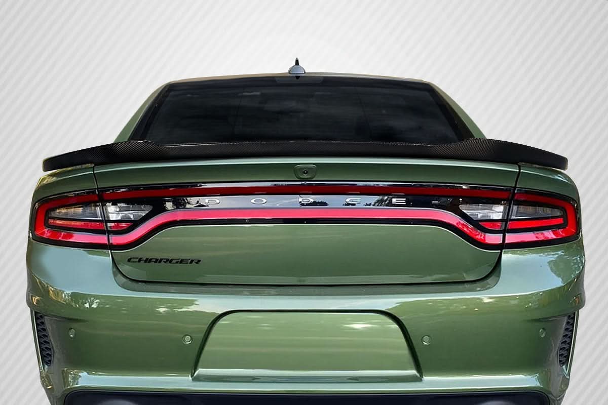 2015-2023 Dodge Charger Ghost Style Rear Wing Spoiler - Carbon Fiber