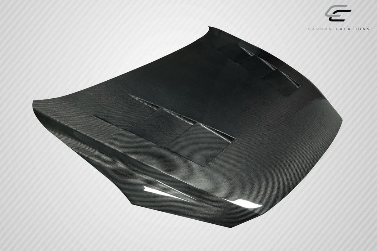 2014-2018 Mazda 3 Velocity Style Hood - Carbon Fiber