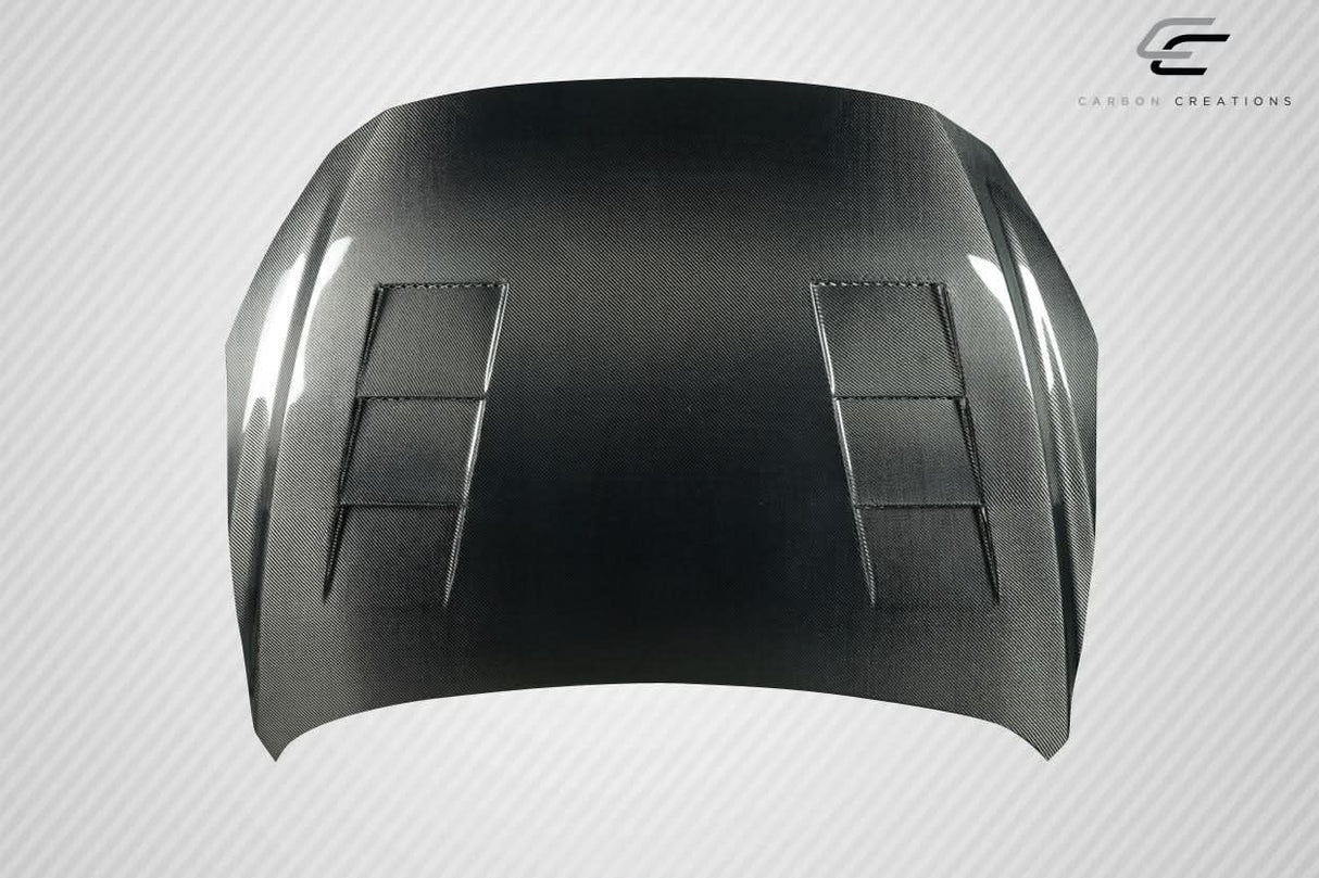 2014-2018 Mazda 3 Velocity Style Hood - Carbon Fiber