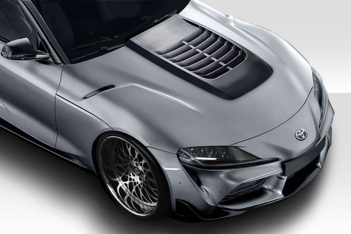 Universal Venom Style Hood Scoop - 1 Piece - FRP