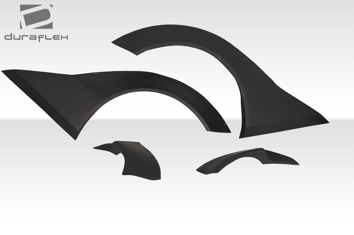 2020-2023 Chevrolet Corvette C8 Duraflex Gran Veloce Wide Body Rear Fender Flares - 4 Piece