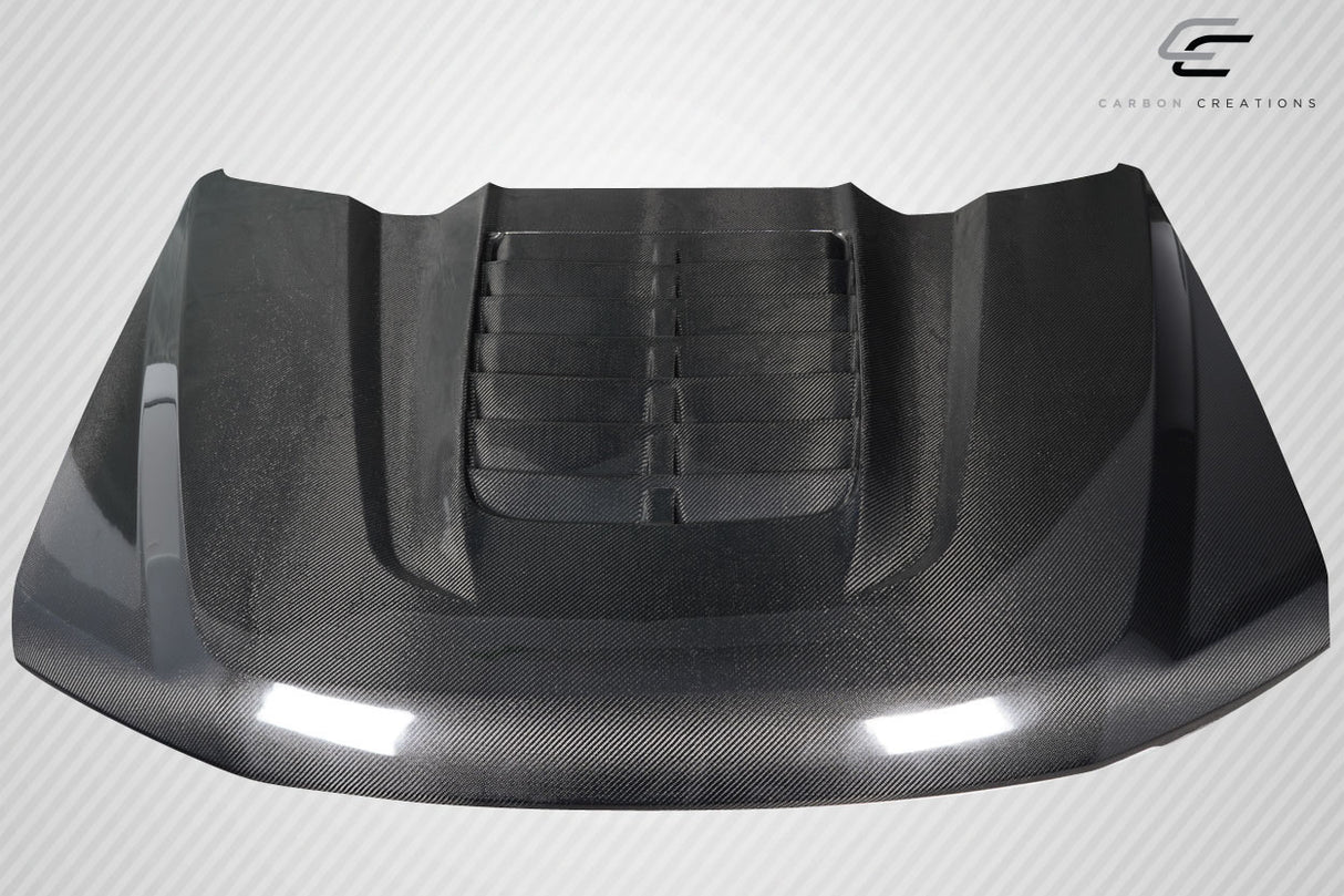 2017-2022 Ford Super Duty F250 F350 F450 Carbon Creations GT500 V2 Look Hood - 1 Piece