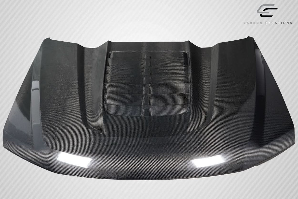 2017-2022 Ford Super Duty GT500 V2 Look Hood - Carbon Fiber