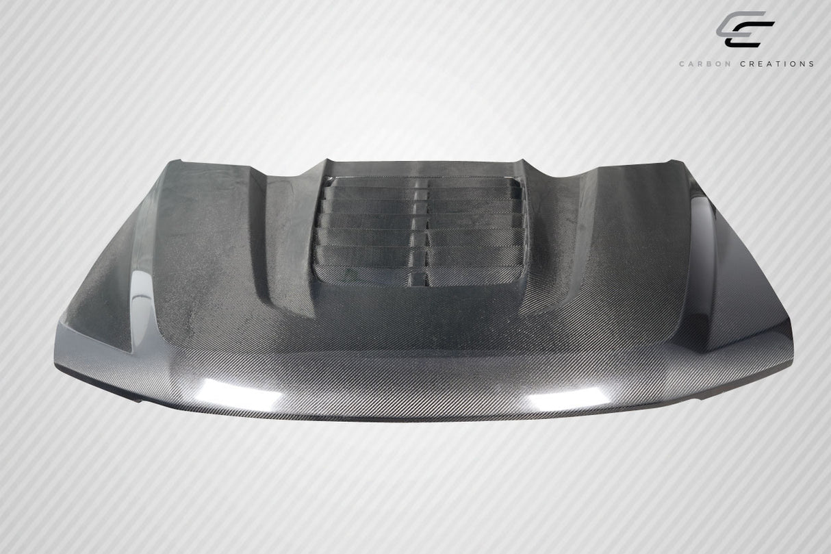 2017-2022 Ford Super Duty F250 F350 F450 Carbon Creations GT500 V2 Look Hood - 1 Piece