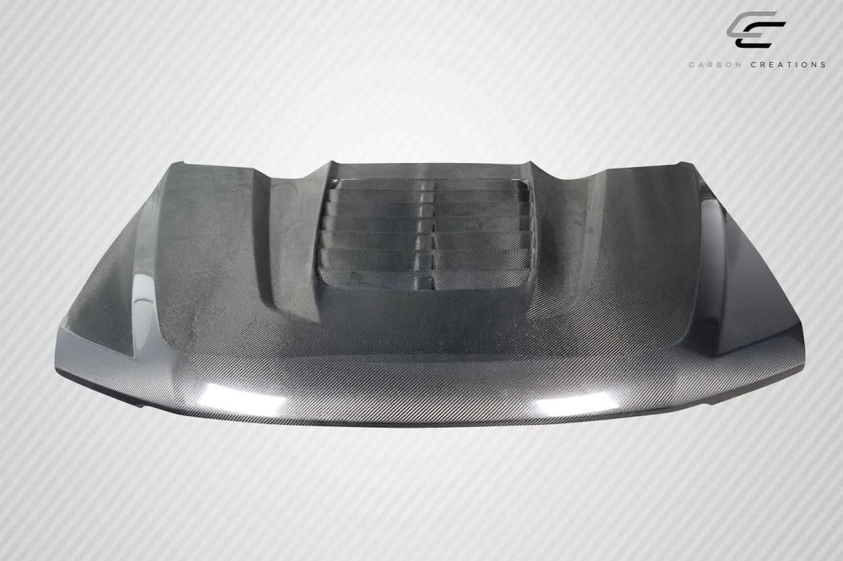 2017-2022 Ford Super Duty GT500 V2 Look Hood - Carbon Fiber
