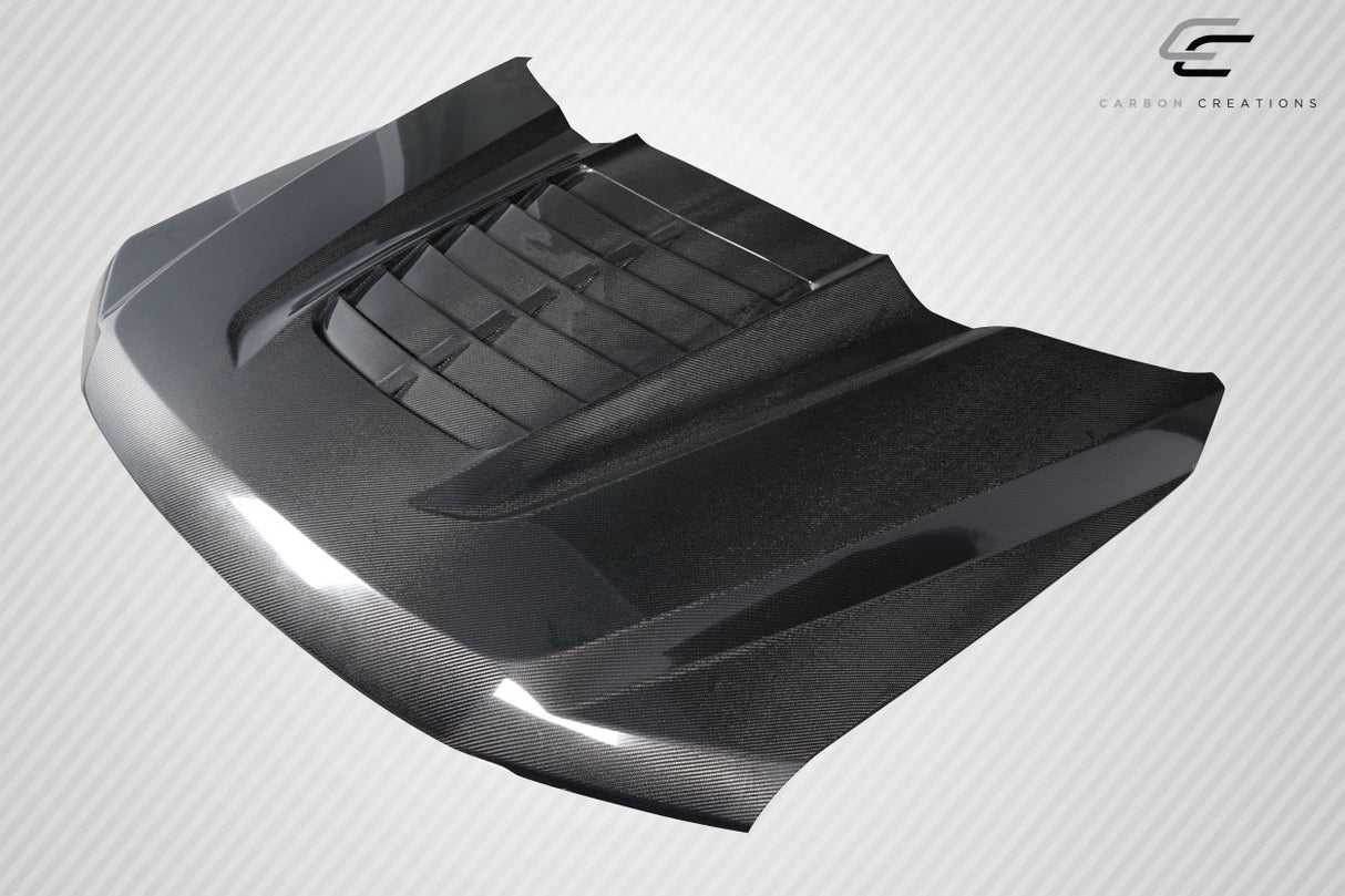 2017-2022 Ford Super Duty F250 F350 F450 Carbon Creations GT500 V2 Look Hood - 1 Piece