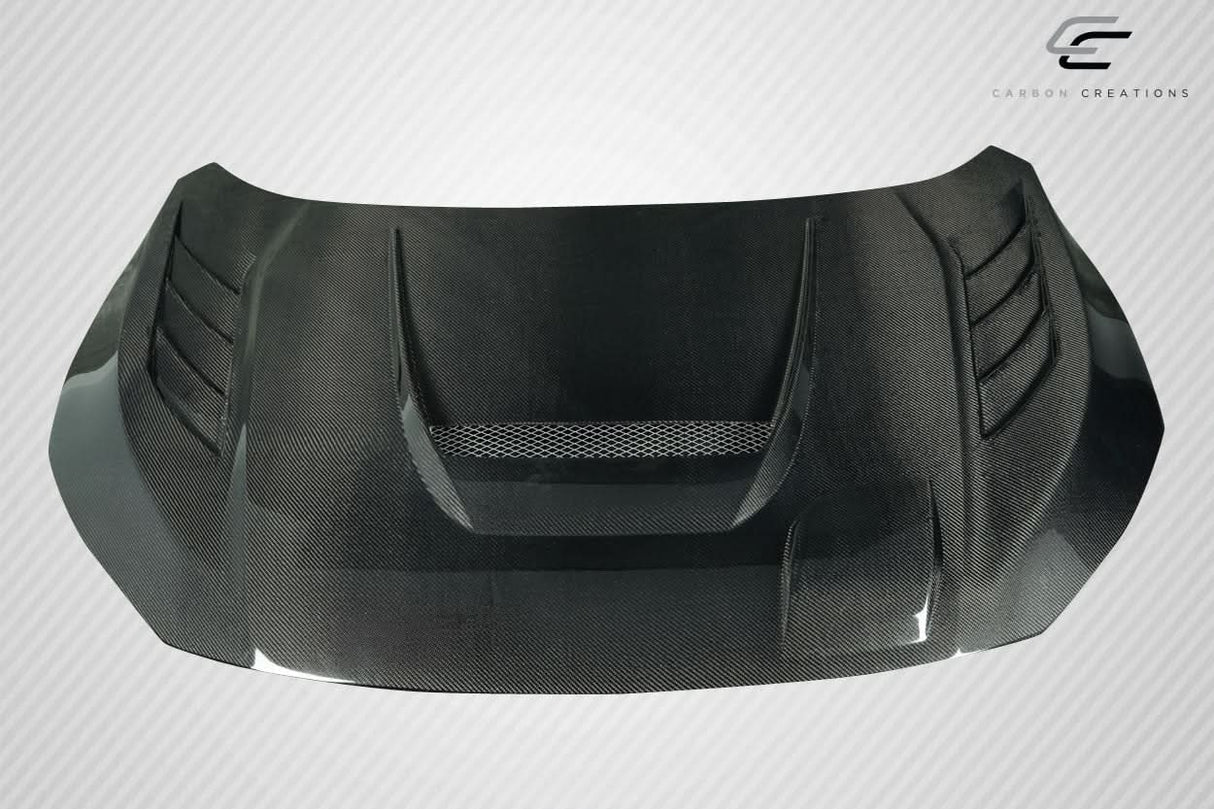 2016-2021 Honda Civic Time Attack Style Hood - Carbon Fiber
