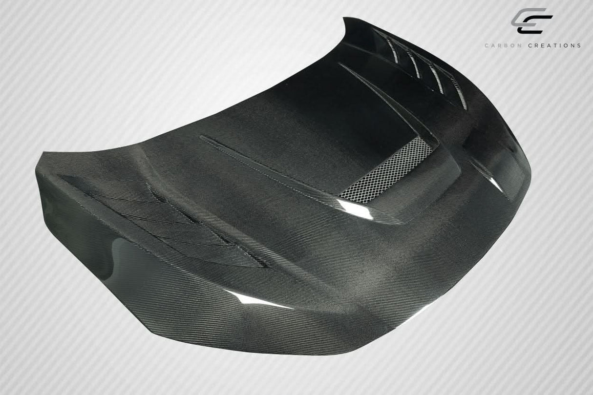 2016-2021 Honda Civic Time Attack Style Hood - Carbon Fiber