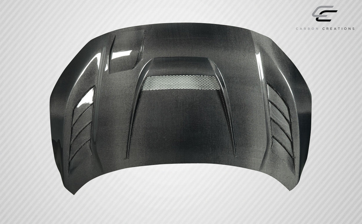 2016-2021 Honda Civic Carbon Creations Time Attack Hood - 1 Piece