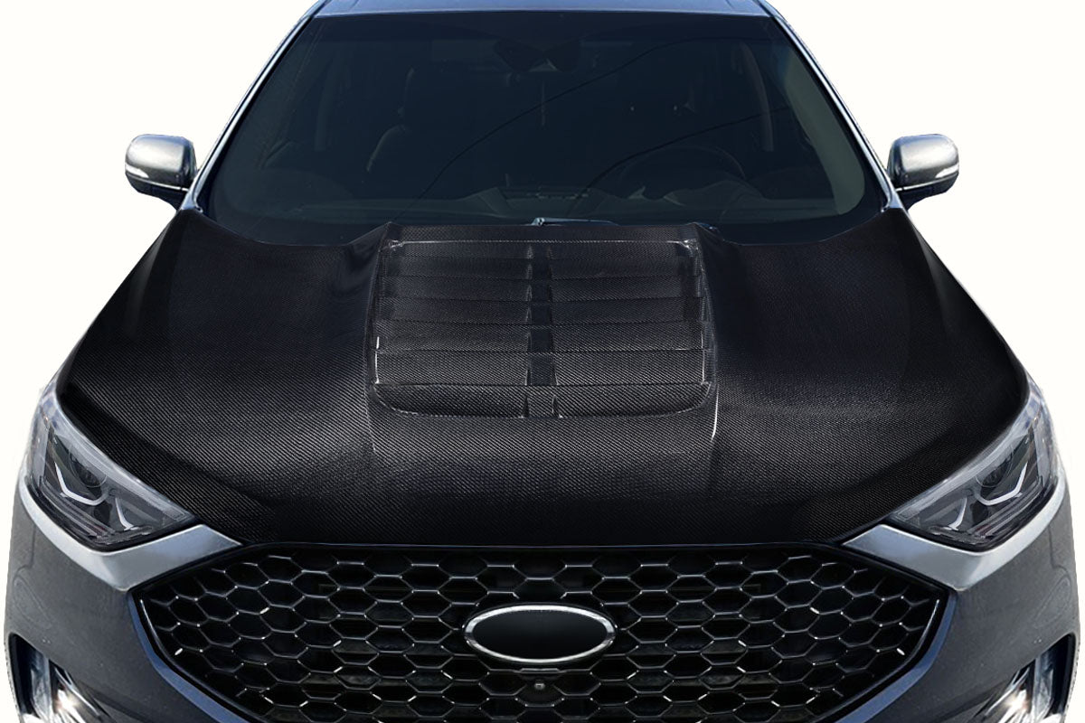 2019-2021 Ford Edge Carbon Creations GT500 V2 Hood - 1 Piece