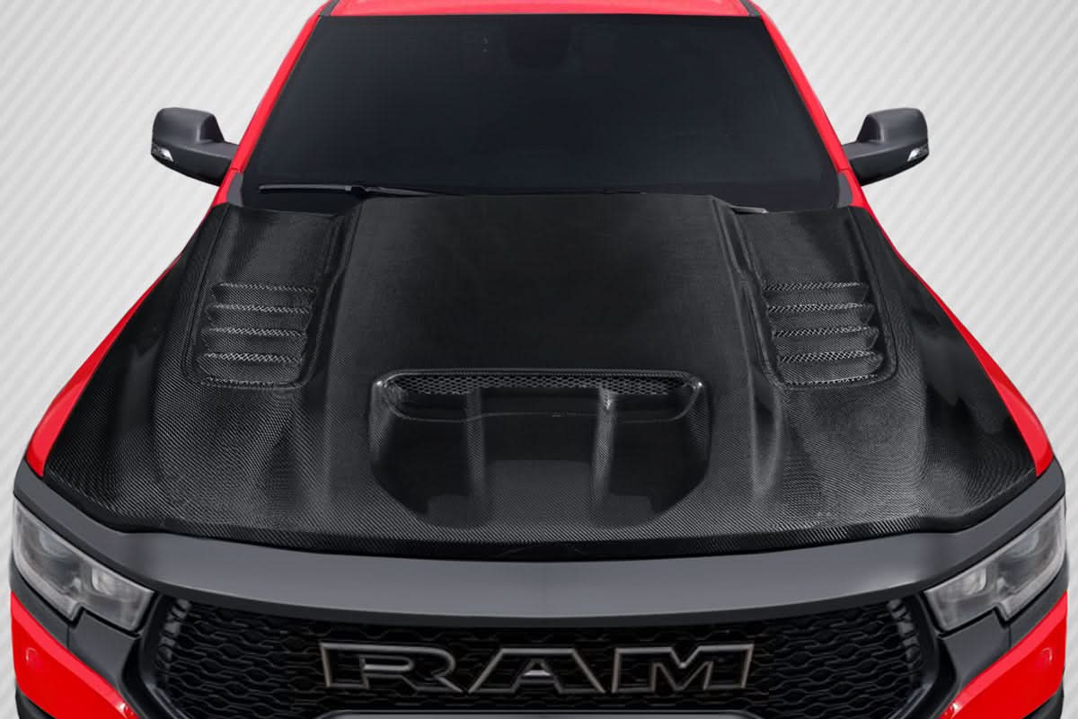 2021-2024 Ram 1500 TRX TRX Look Hood - Carbon Fiber