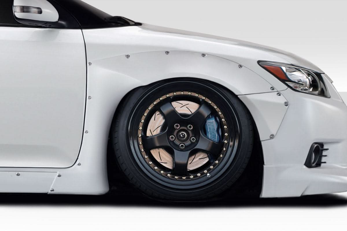 2011-2015 Scion tC RBS Look Front Fender Flares - 2 Pieces - FRP