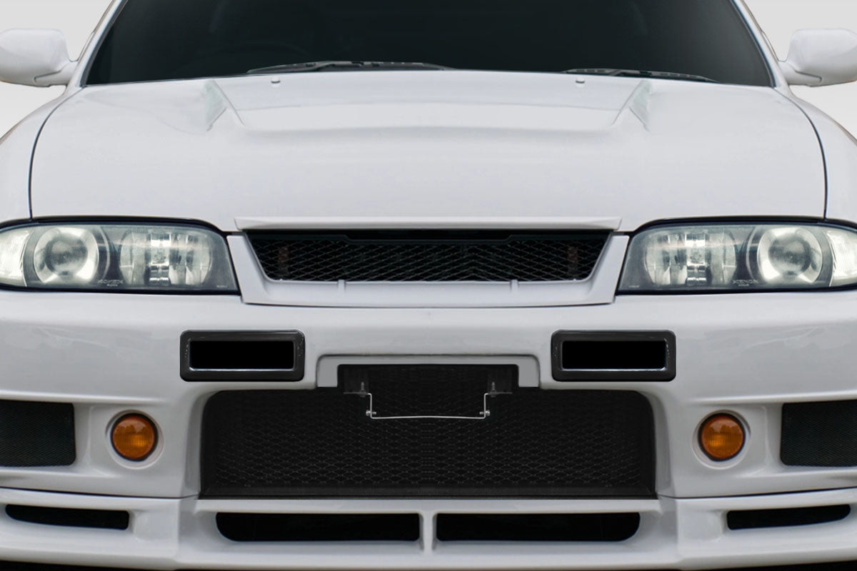 Universal R33 Look V2 Front Bumper Air Vent Ducts - 2 Pieces - FRP