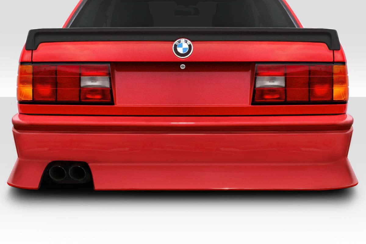 1984-1991 BMW 3 Series E30 Burnout Style Rear Bumper Cover - FRP
