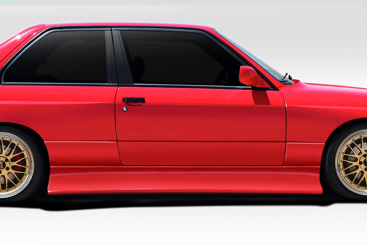 1984-1991 BMW 3 Series E30 B-Sport Style Side Skirts - FRP