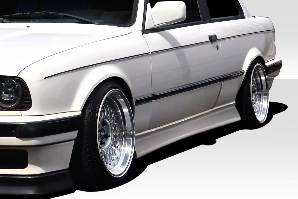 1984-1991 BMW 3 Series E30 B-Sport Style Side Skirts - FRP