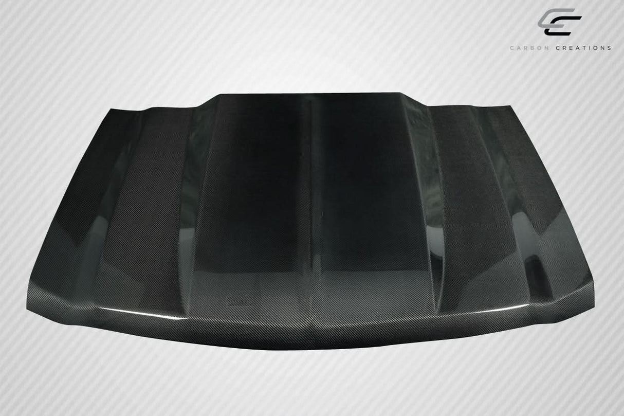 2014-2015 Chevrolet Silverado 2" Cowl Hood - Carbon Fiber