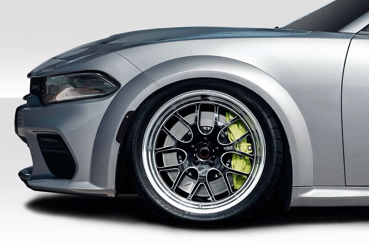 2015-2023 Dodge Charger Hellcat Widebody Look Fender Flares - 6 Piece