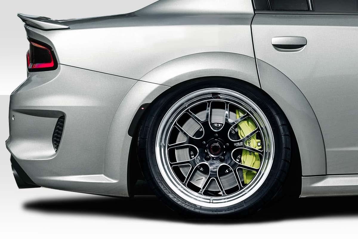 2015-2023 Dodge Charger Hellcat Widebody Look Fender Flares - 6 Piece