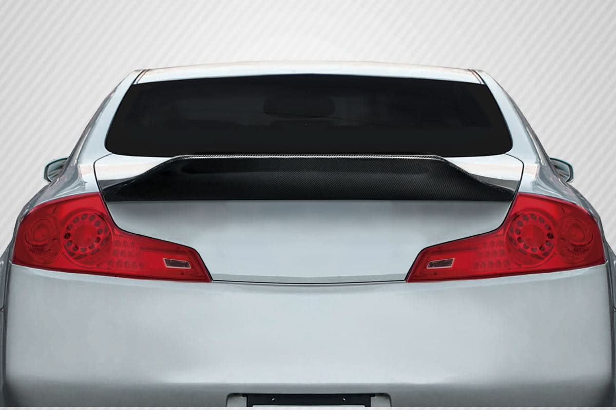 2003-2007 Infiniti G35 Drift Style Rear Wing Spoiler - Carbon Fiber