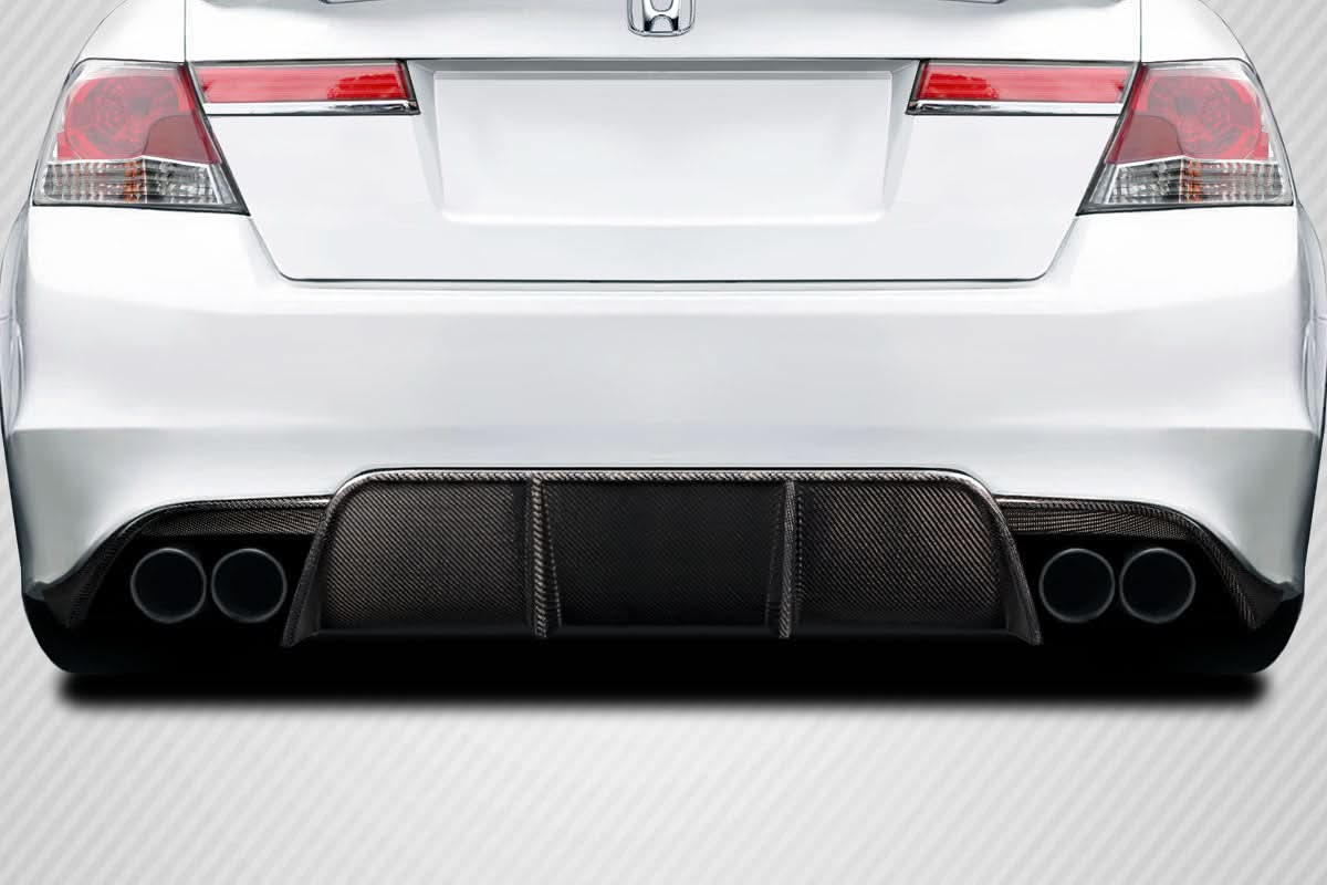 2008-2012 Honda Accord 4DR Ergo Style Rear Diffuser - Carbon Fiber