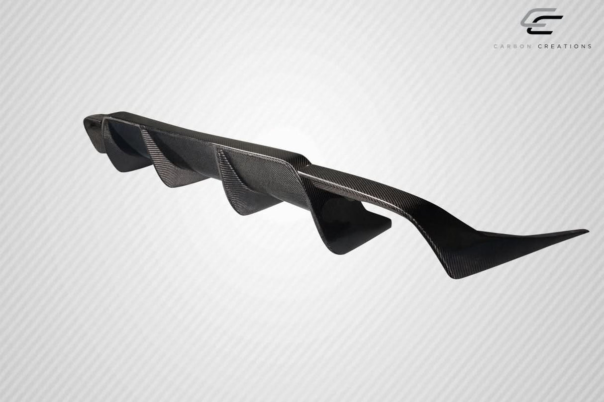 2008-2012 Honda Accord 4DR Ergo Style Rear Diffuser - Carbon Fiber