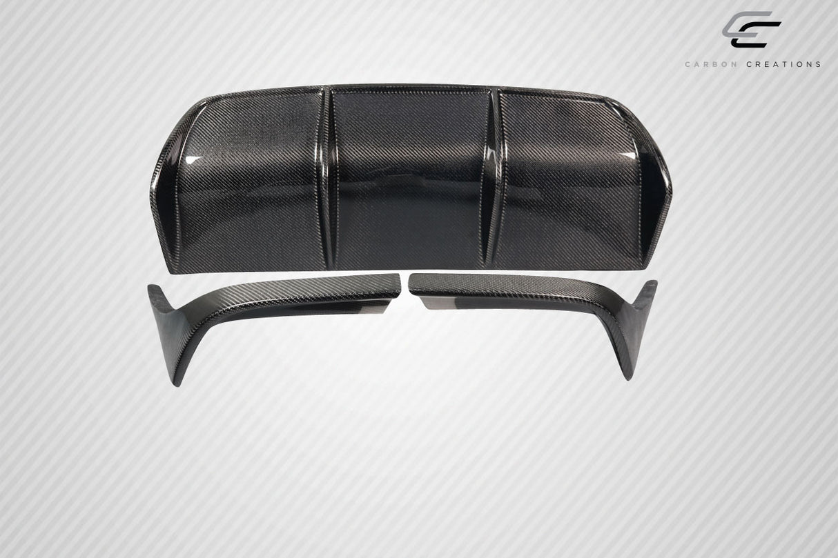 2008-2012 Honda Accord 4DR Carbon Creations Ergo Rear Diffuser - 3 Pieces