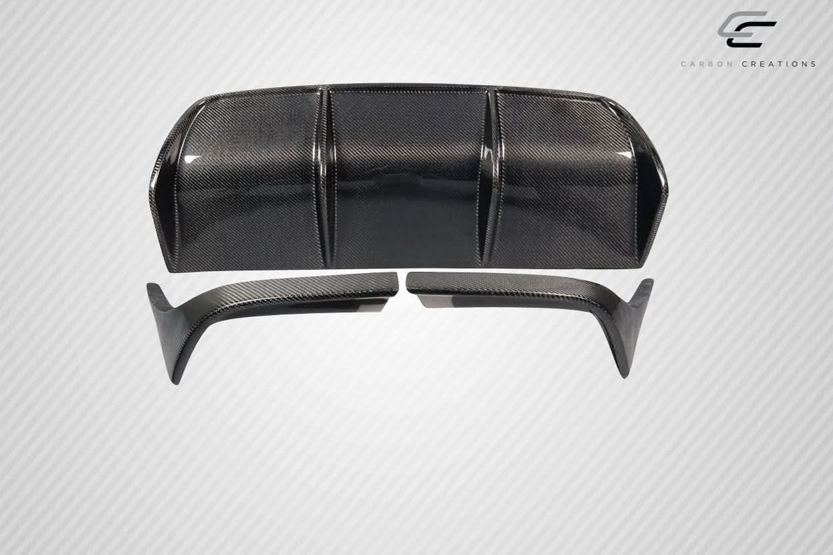 2008-2012 Honda Accord 4DR Ergo Style Rear Diffuser - Carbon Fiber