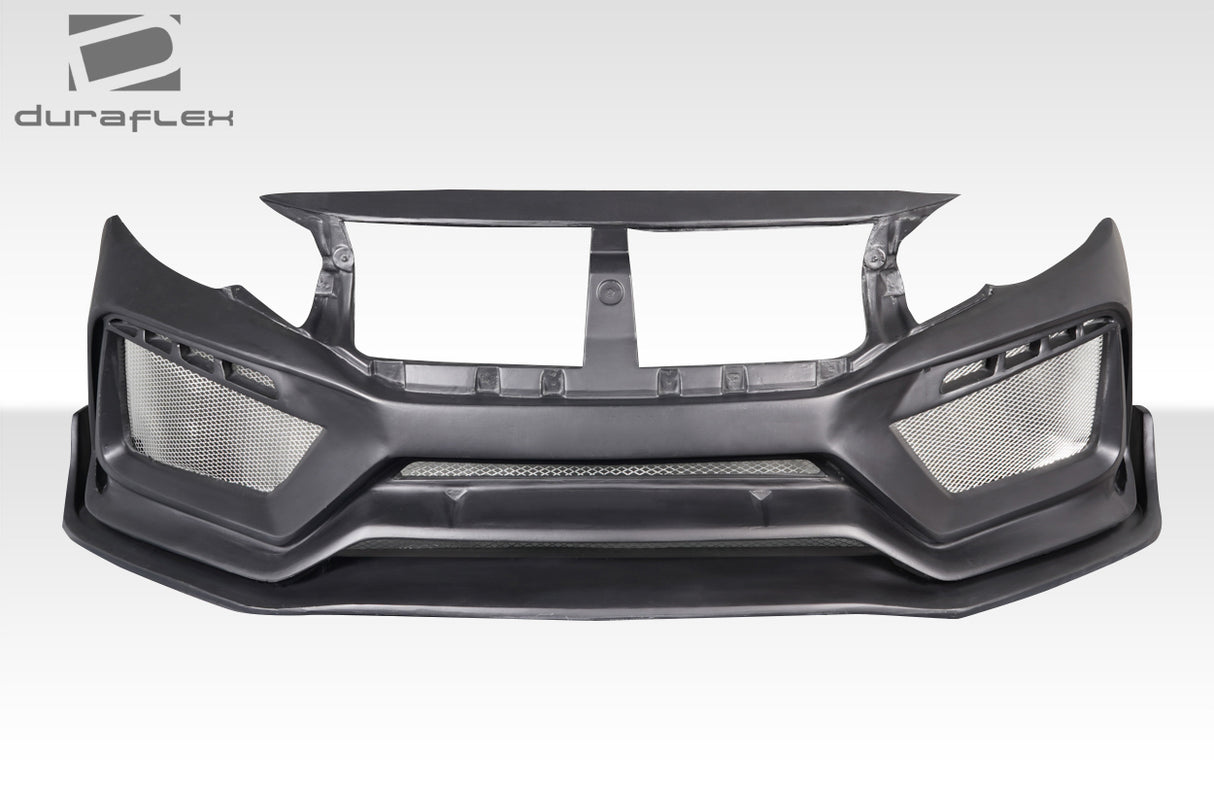 2016-2021 Honda Civic 4DR RBT Widebody Look Front Bumper - FRP