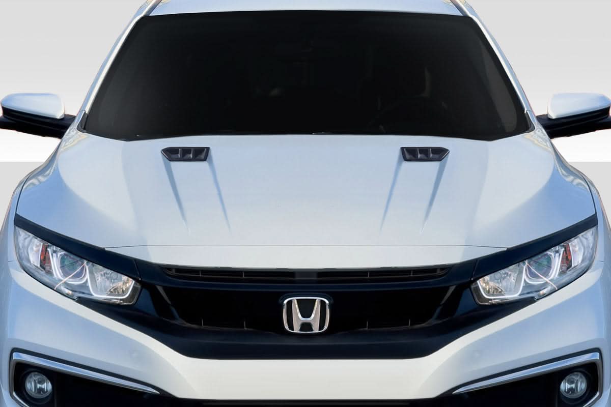 2016-2021 Honda Civic Broman Style Hood - 1 Piece - FRP