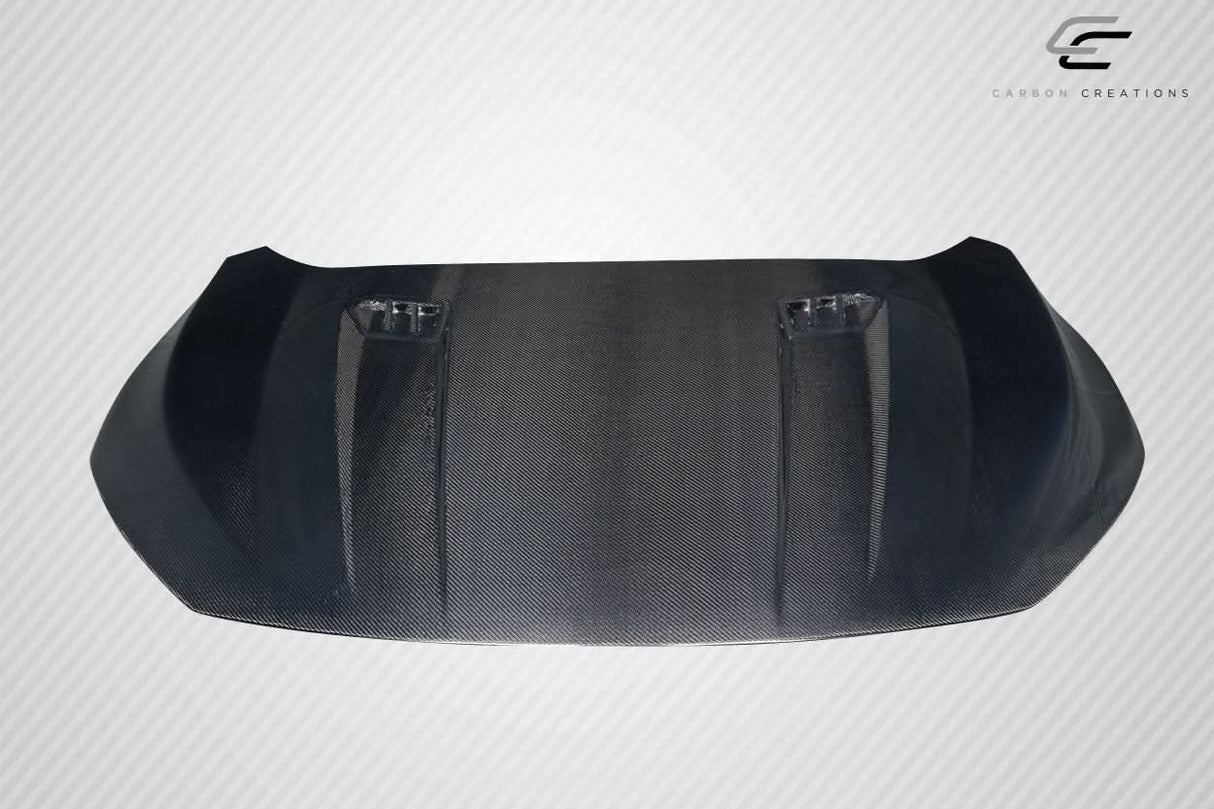 2016-2021 Honda Civic Broman Style Hood - Carbon Fiber