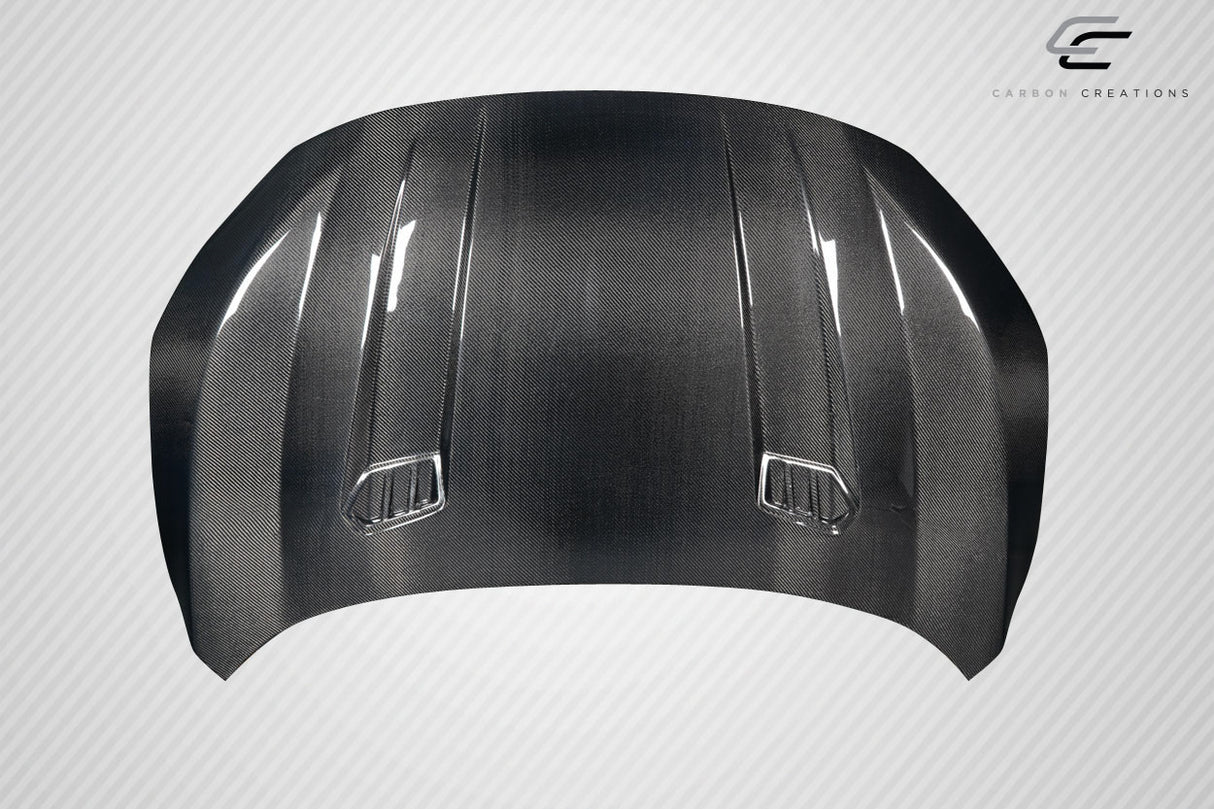 2016-2021 Honda Civic Carbon Creations Broman Hood - 1 Piece
