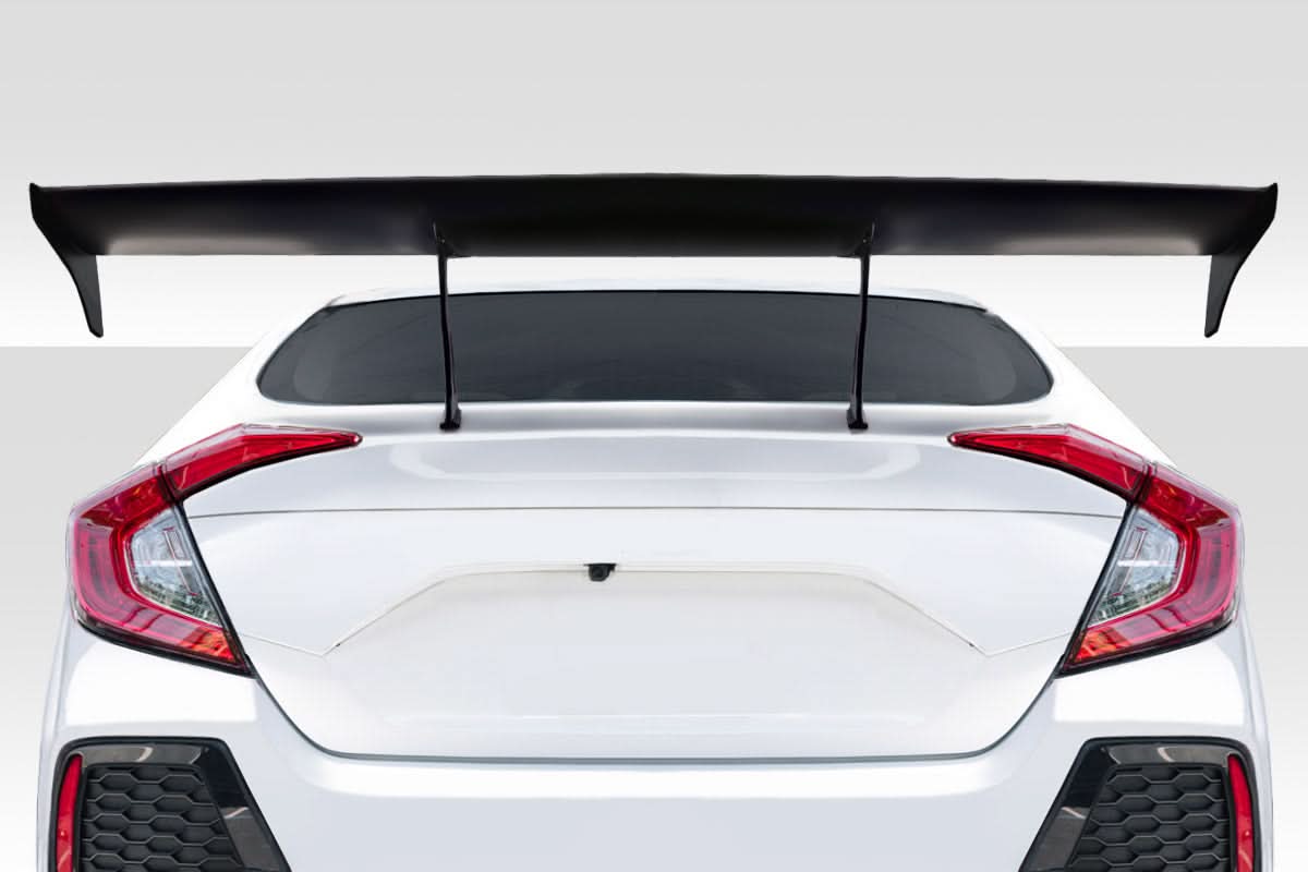 2016-2021 Honda Civic 4DR Broman Style Wing Spoiler - 5 Pieces