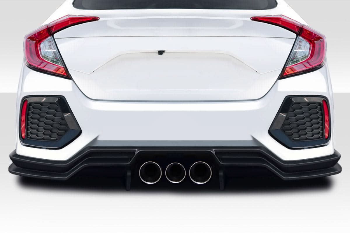 2016-2021 Honda Civic 4DR Broman Style Rear Lip Spoiler - FRP