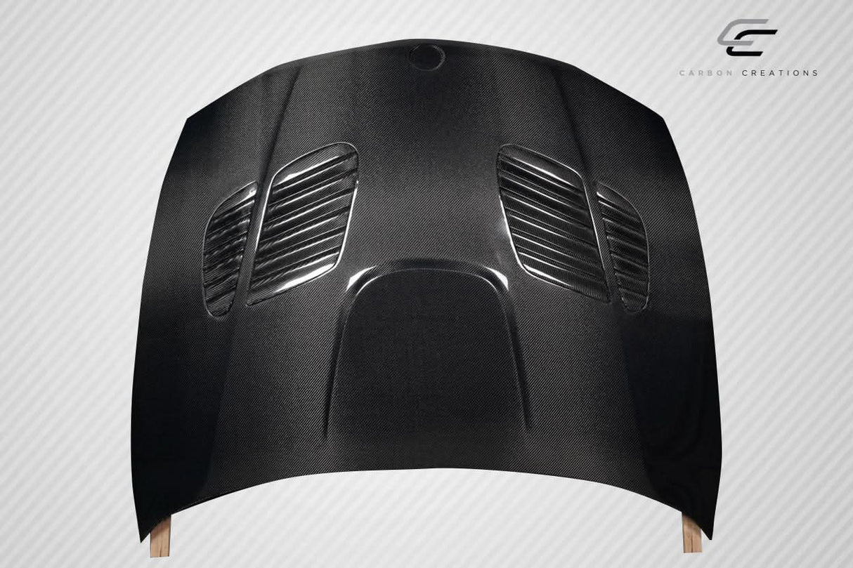 2008-2013 BMW 1 Series GTR Style Hood - Carbon Fiber