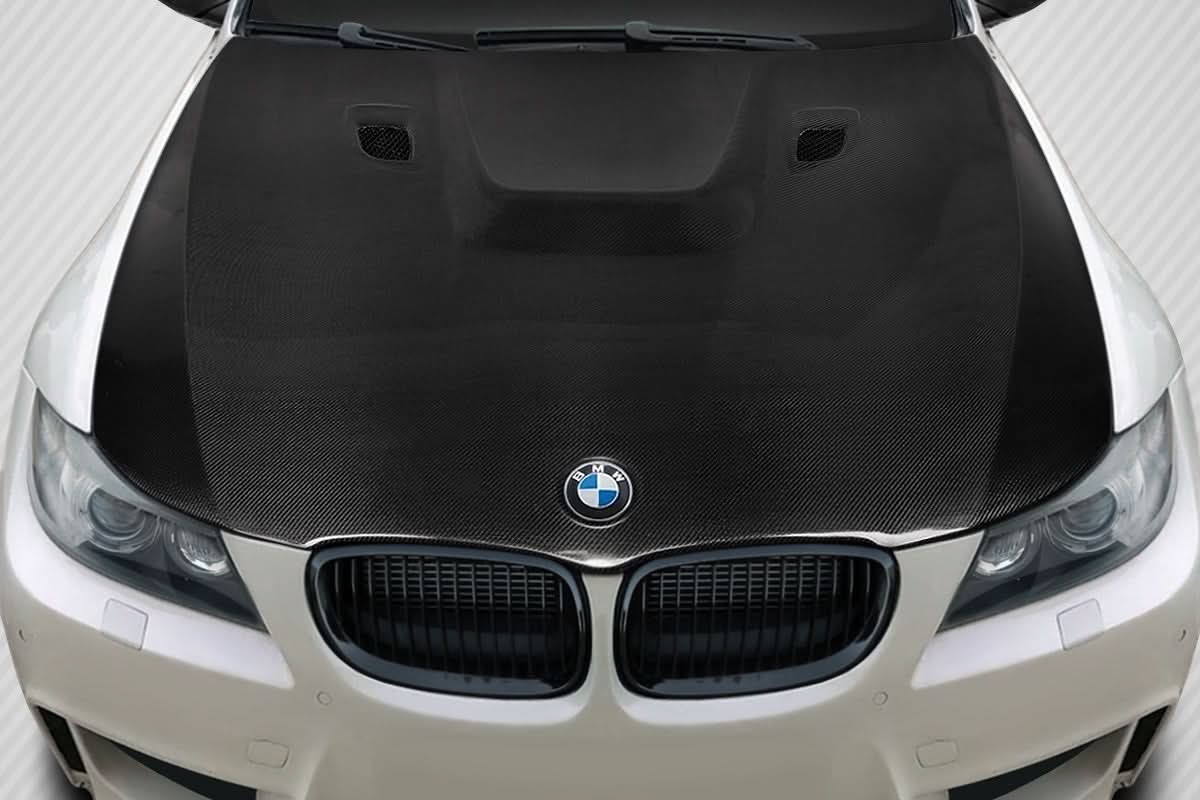 2009-2011 BMW 3 Series E90 M3 Look Hood - Carbon Fiber